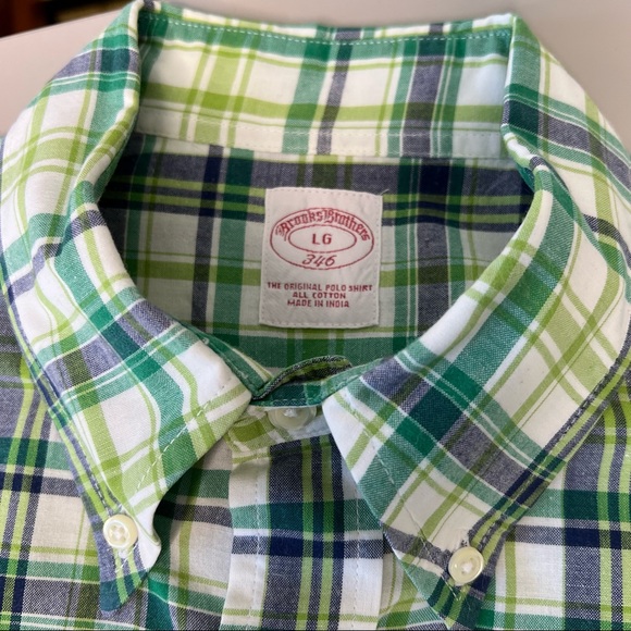 Brooks Brothers Plaid Button Down Shirt - Picture 3 of 9